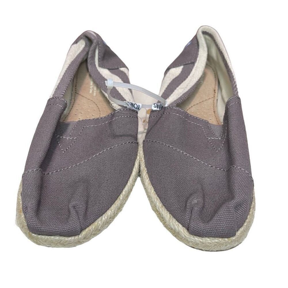 Toms Grey Shoes Esperadilles New Women’s Size 7.5